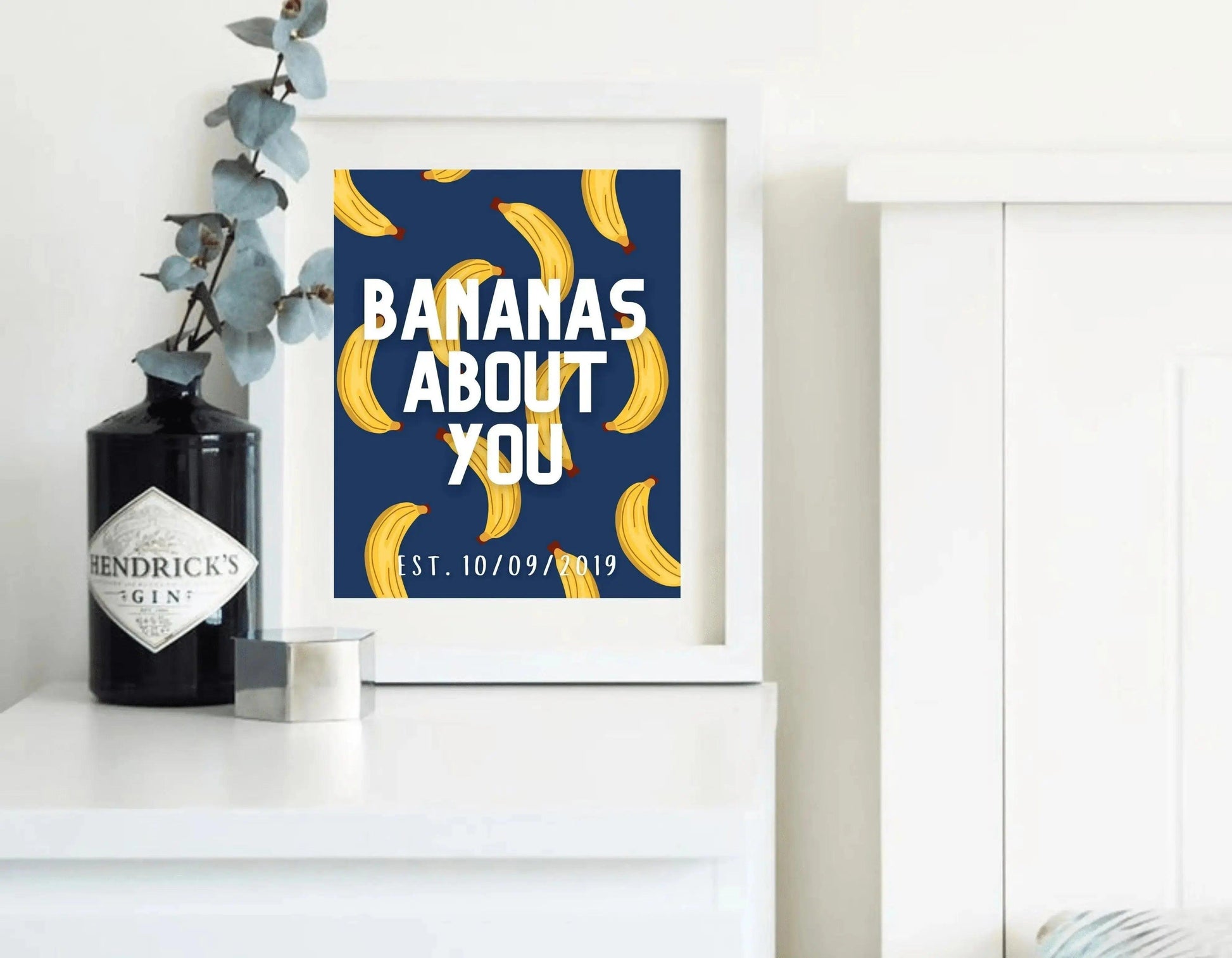 Bananas About You - Personalised anniversary gift - Illustrashun